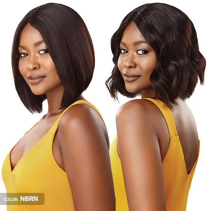 Outre 100% Unprocessed Human Hair Lace Part Daily Wig - STRAIGHT BOB
