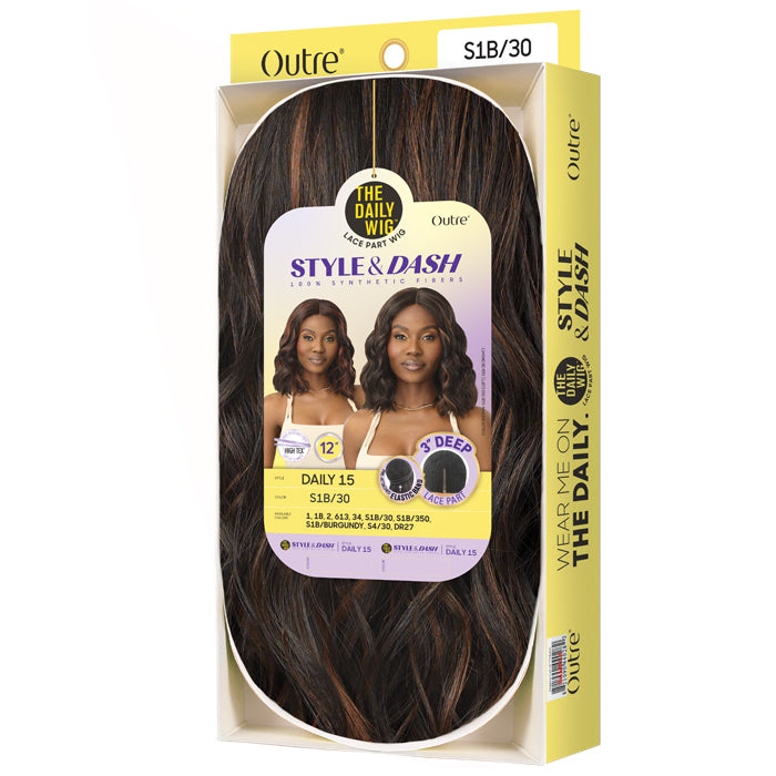 Style And Dash The Daily Wig By Outre 3" Deep Lace Part Wig - DAILY 15