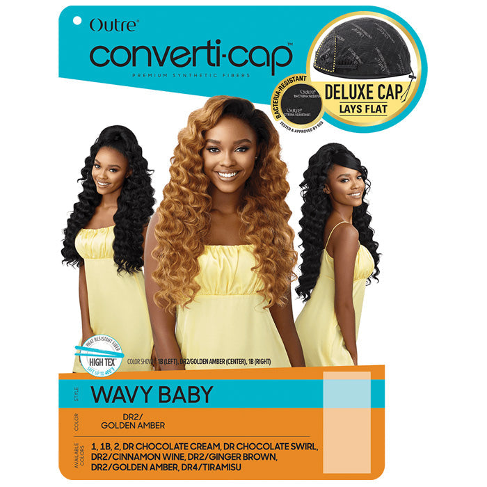 Outre Converti Cap Deluxe Half Wig - WAVY BABY