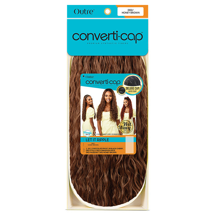 Outre Premium Synthetic Wet & Wavy CONVERTI-CAP WIG LET IT RIPPLE