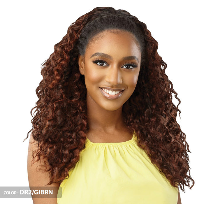Outre Converti Cap Half Wig - WATER WAVES - Wet & Wavy
