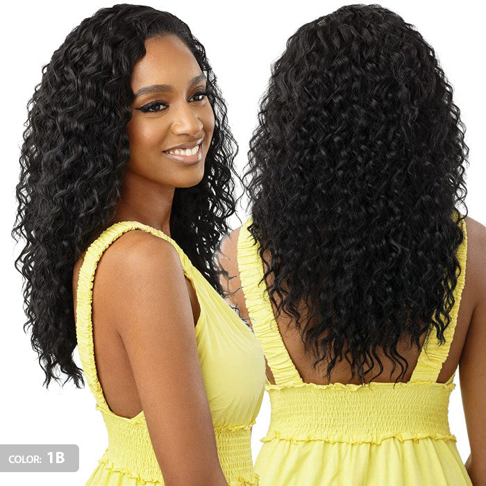 Outre Converti Cap Half Wig - WATER WAVES - Wet & Wavy