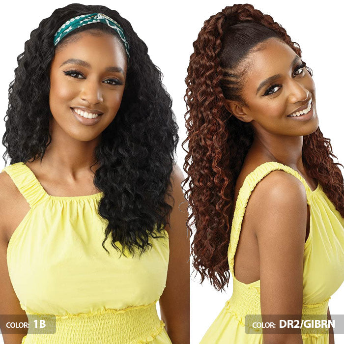 Outre Converti Cap Half Wig - WATER WAVES - Wet & Wavy