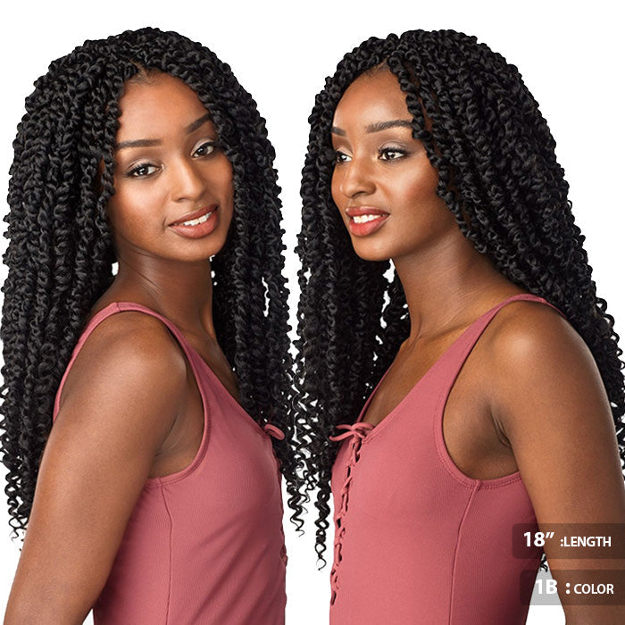 Sensationnel Lulutress Pre-Looped Crochet Braid - PASSION TWIST 18"/24"