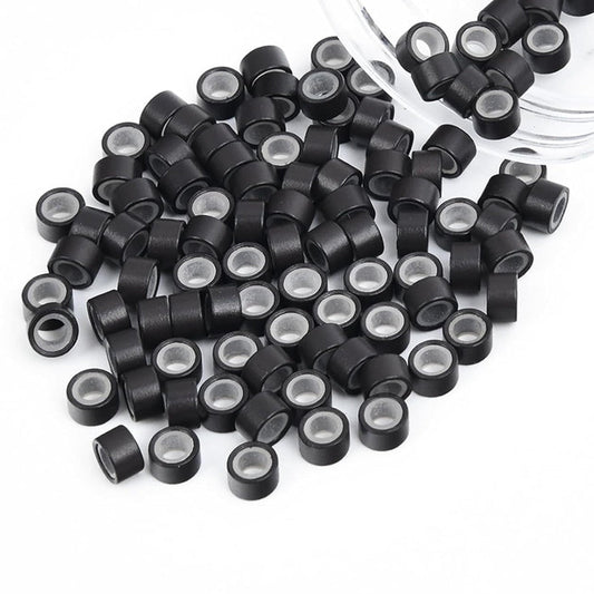 Lord and Cliff Micro Link Lock Beads Extension Rings - SILICON SHELL 100 Pcs (5/2.8/3 mm)