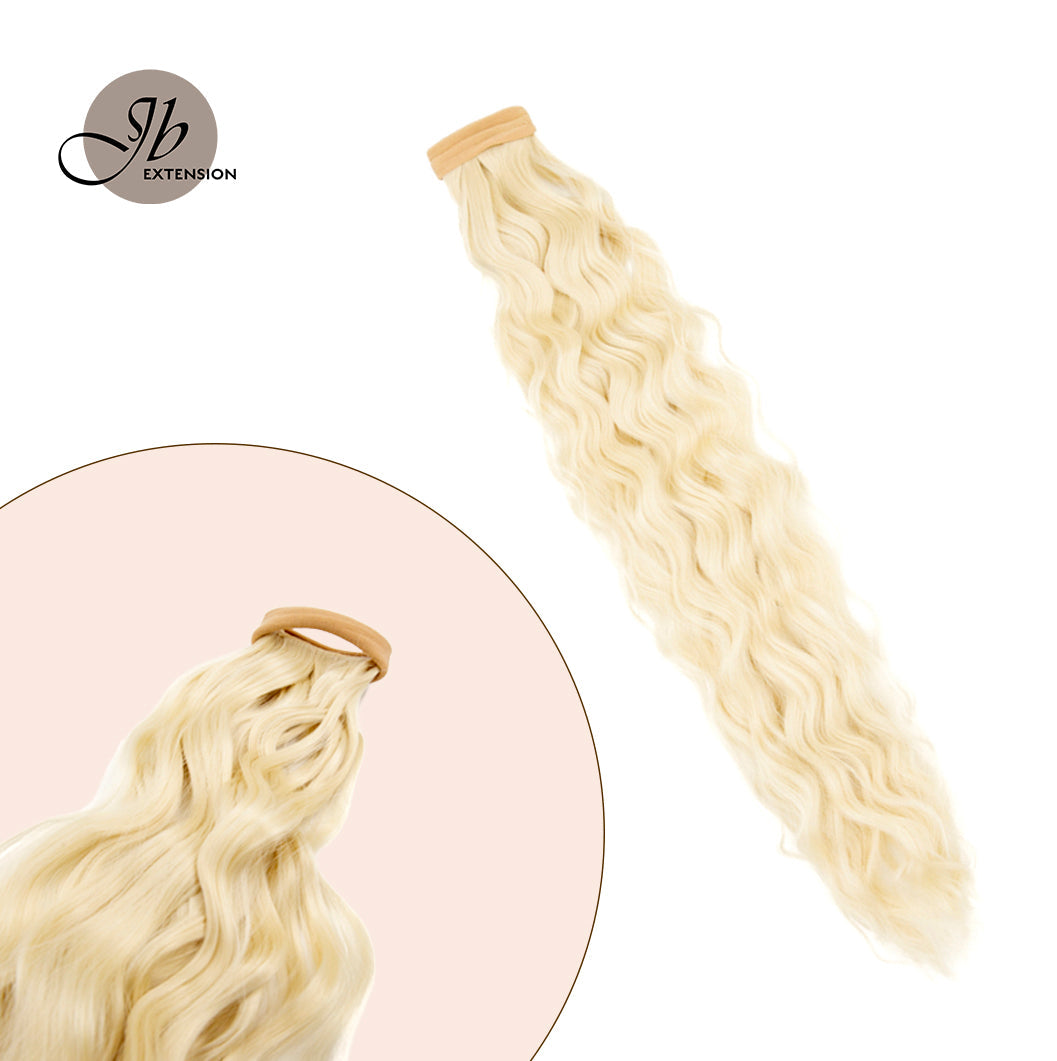 JBEXTENSION 30INCH Long body wave Ponytail Extension with Hair Tie Hair Extensions Ponytail Natural Soft Synthetic Hair Piece for Women