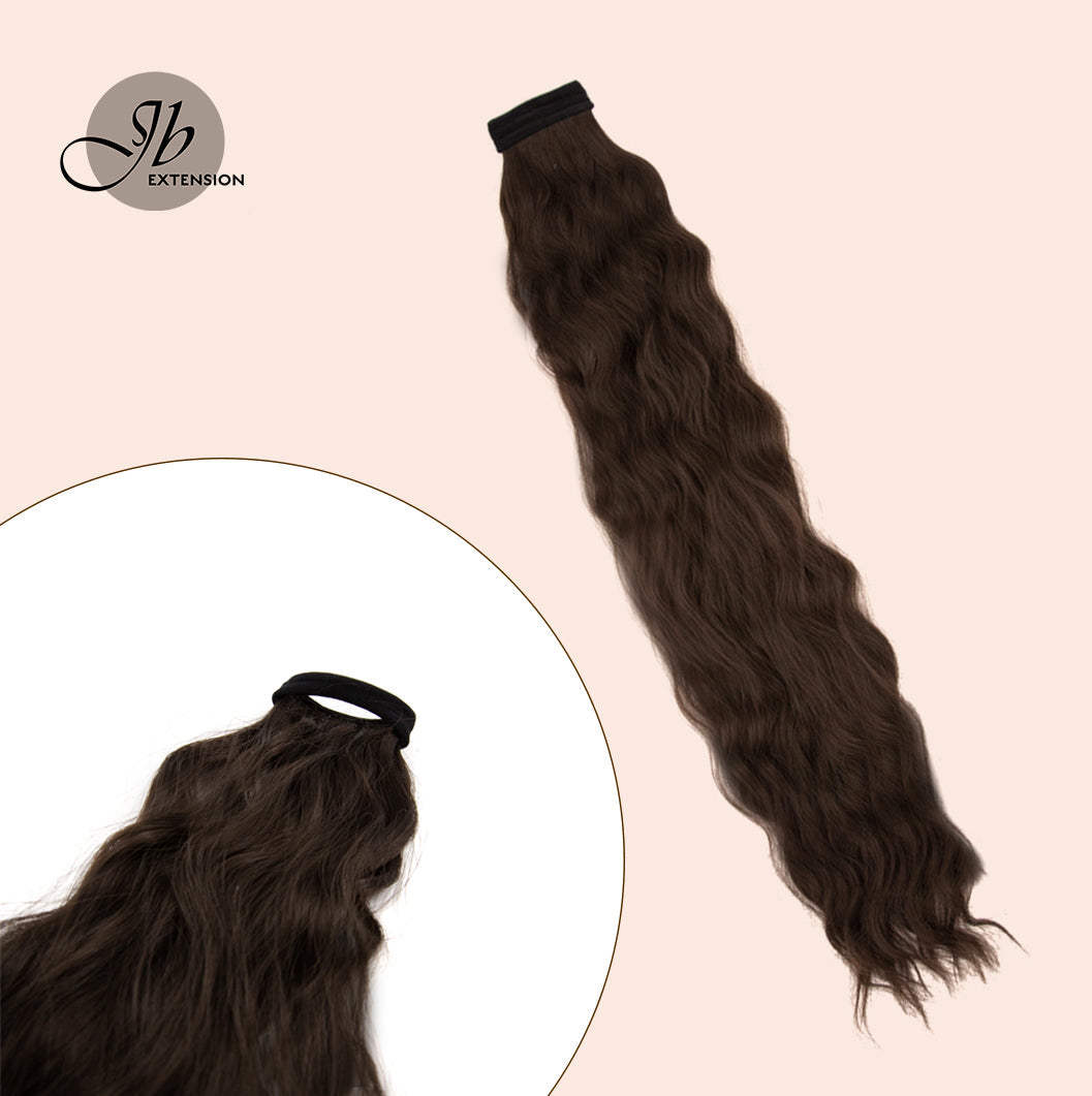 JBEXTENSION 30INCH Long body wave Ponytail Extension with Hair Tie Hair Extensions Ponytail Natural Soft Synthetic Hair Piece for Women