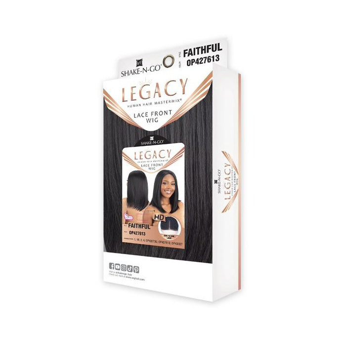 Shake N Go Legacy Human Hair Blend HD Lace Front Wig - FAITHFUL