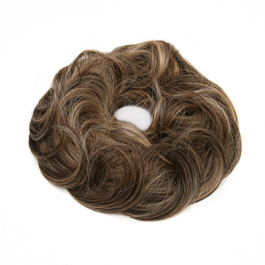 JBEXTENSION Messy Bun Hairpiece Hair Extension Ponytail with Elastic Rubber Band Updo Ponytail Hairpiece Synthetic Hair Extensions Scrunchies Ponytail Hairpieces for Women