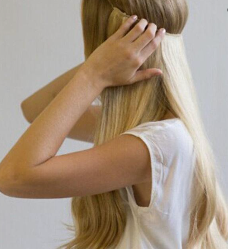 JBEXTENSION Halo Invisible Hair Extension Curly 20inch 130g