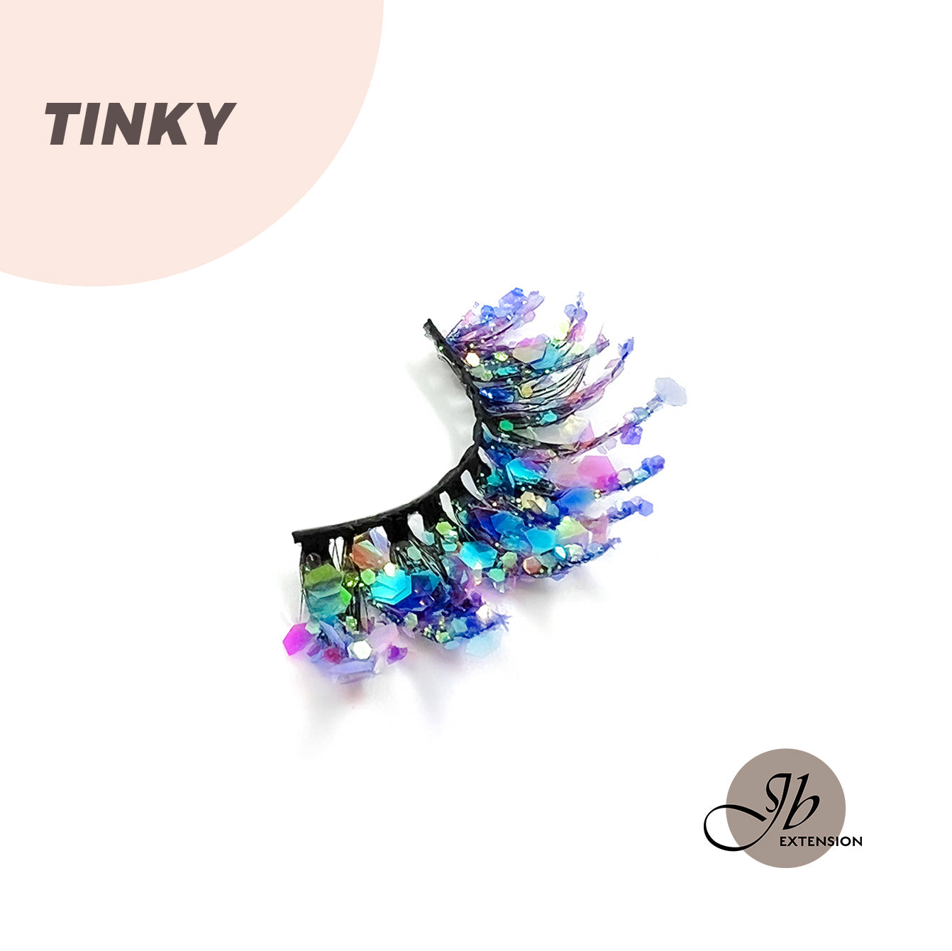 3D Color Luminous Fluffy Eyelashes TINKY teletubbies