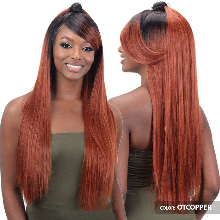 Shake N Go Equal Illusion Half Up 13x5 HD Lace Frontal Wig - HDL-10
