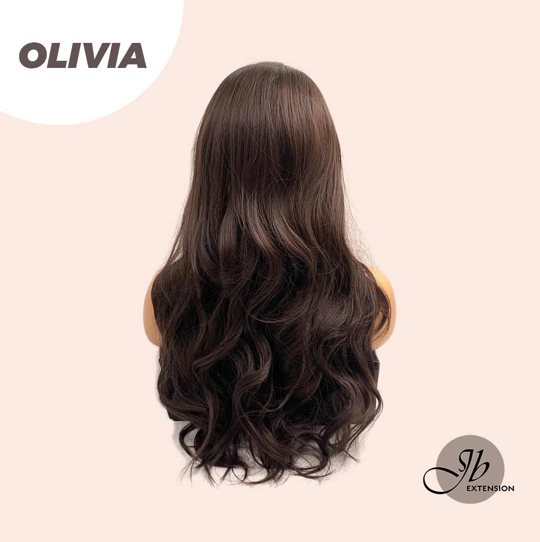 JBEXTENSION 30 Inches Natural Brown Curly Wig OLIVIA