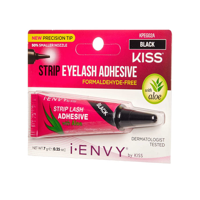 Kiss Aloe Infused Strip Lash Glue - BLACK