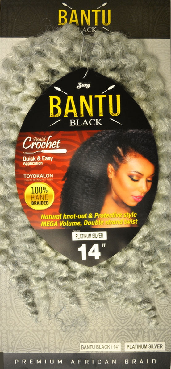 Zury Sis Crochet Braid BANTU BLACK 14 Inch