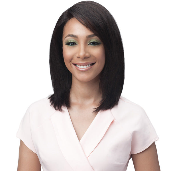 Bobbi Boss 100% Unprocessed Remy Human Hair Full Lace Wig - BNGLWST STRAIGHT 24