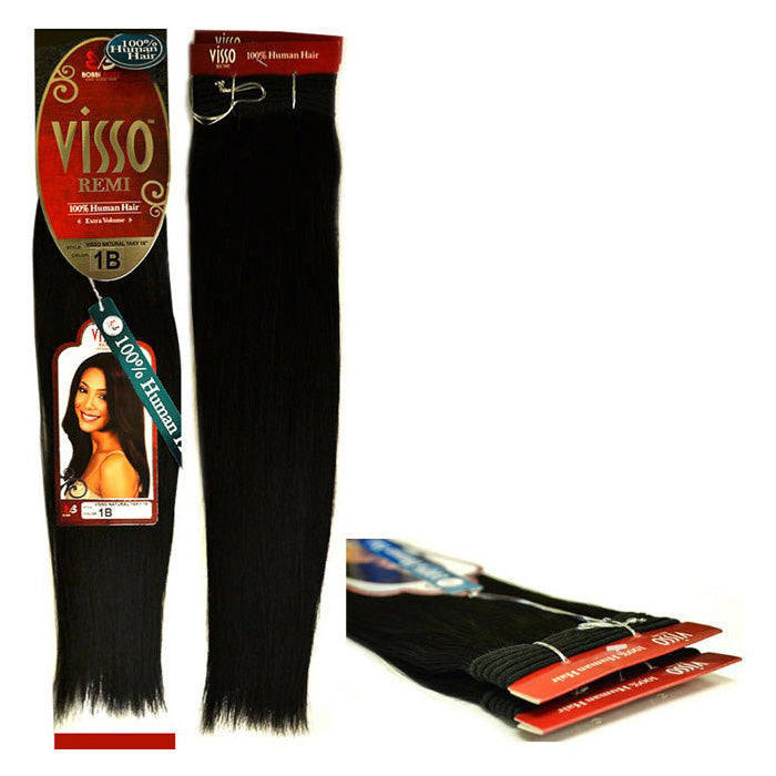 Bobbi Boss Visso Remi 100% Human Hair - NATURAL YAKY 10-22"