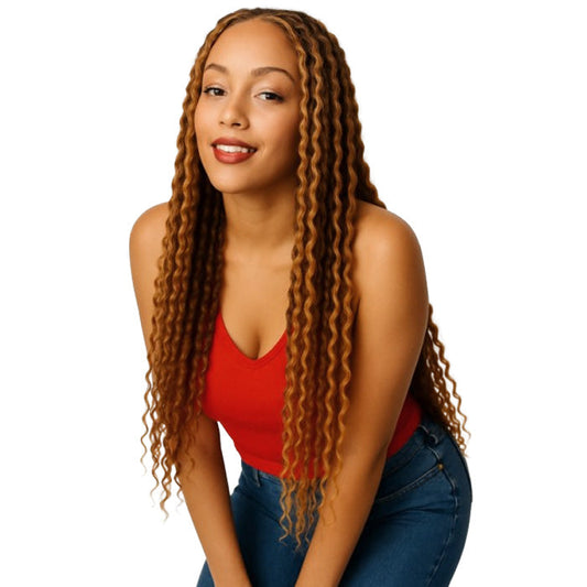 Black Diamond 100% Human Hair Weave - ITALIAN WAVE/CURLY 12/14/18" (Machine-Tied)