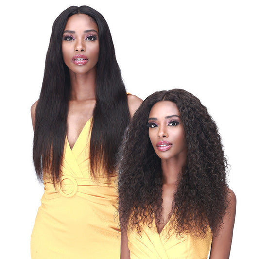 Bobbi Boss Bundle 100% Unprocessed Human Hair Wet & Wavy 5" Lace Part Closure - WW JERRY CURL 16"