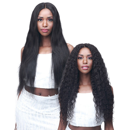 Bobbi Boss Bundle 100% Unprocessed Wet & Wavy 5" Lace Part Closure - WW PINEAPLLE CURL 16"