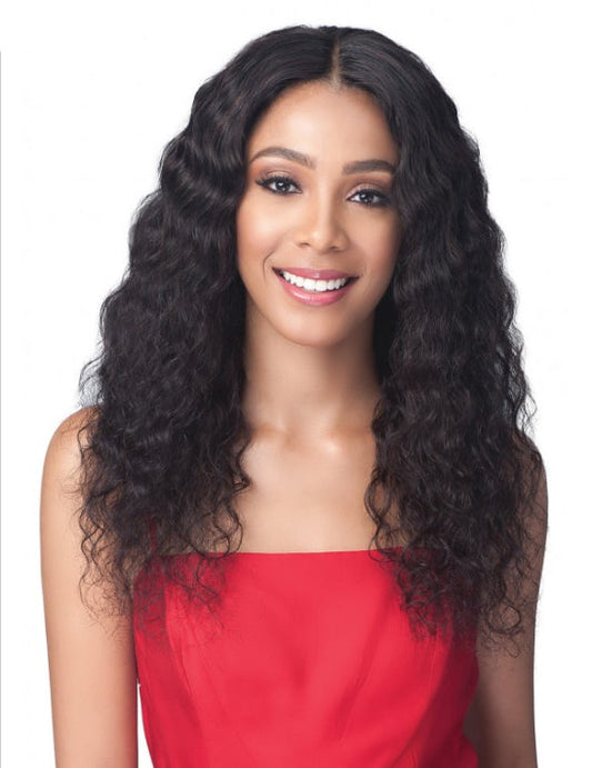 Bobbi Boss Unprocessed Virgin Remy Bundle Hair Full Lace Wig BNGLWNC24 Natural Curl 24"