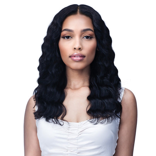 Bobbi Boss 100% Unprocessed Remy HD Lace Bundle Hair Wig - LOOSE DEEP 20"