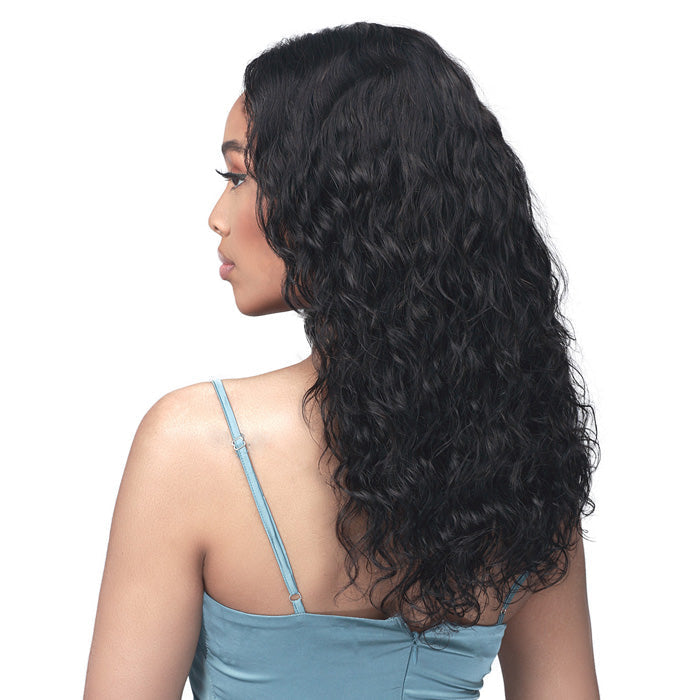 Bobbi Boss 100% Unprocessed Remy HD Lace Bundle Hair Wig -WET & WAVY 20"