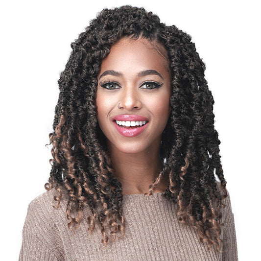 Bobbi Boss Pre-Looped Crochet Braids - 2X BUTTERFLY LOCS CURLY TIP 12"