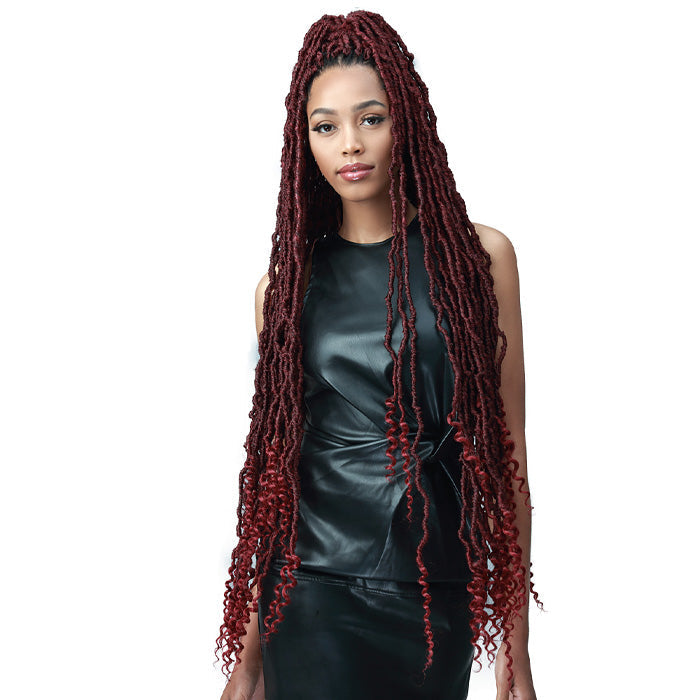 Bobbi Boss Pre-Looped Crochet Braid NU LOCS - CURLY TIPS 36" 2X