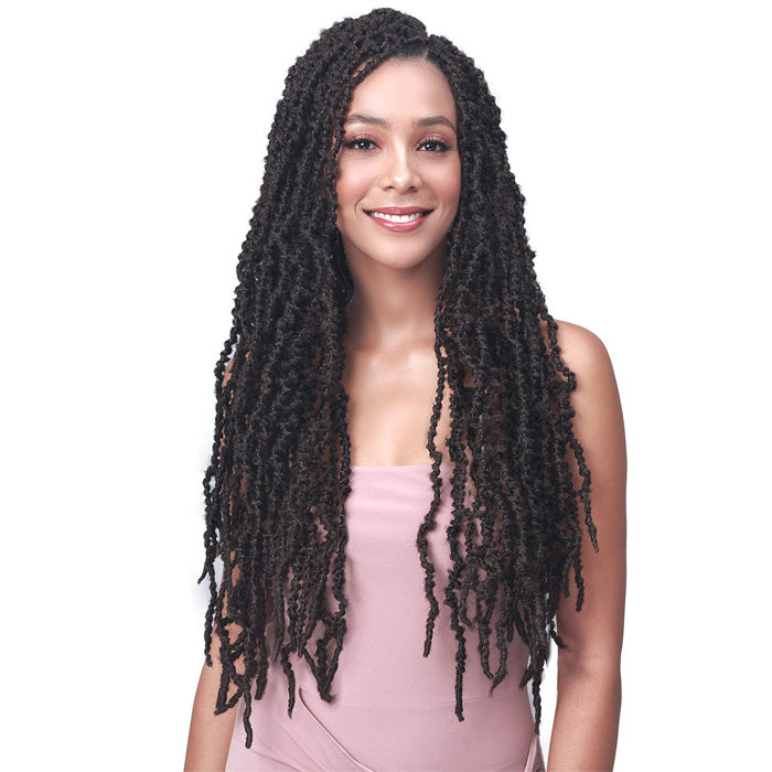 Bobbi Boss Nu Locs Pre-Looped Crochet Braid - DISTRESSED BUTTERFLY LOCS STYLE 18"/24"