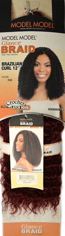 Model Model Glance Braid BRAZILIAN CURL 12 Inch