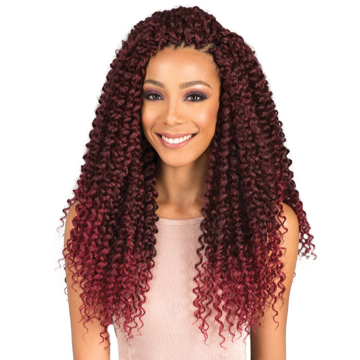Bobbi Boss Pre-Looped Crochet Braid - BRAZILIAN WATER WAVE 22"