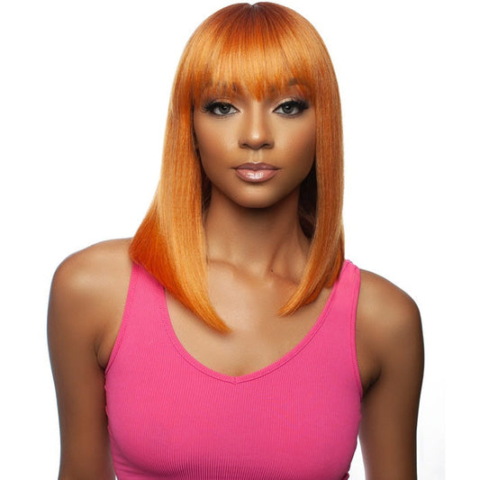 Mane Concept Brown Sugar Human Hair Blend Full Wig - RIHANNA BOB 02