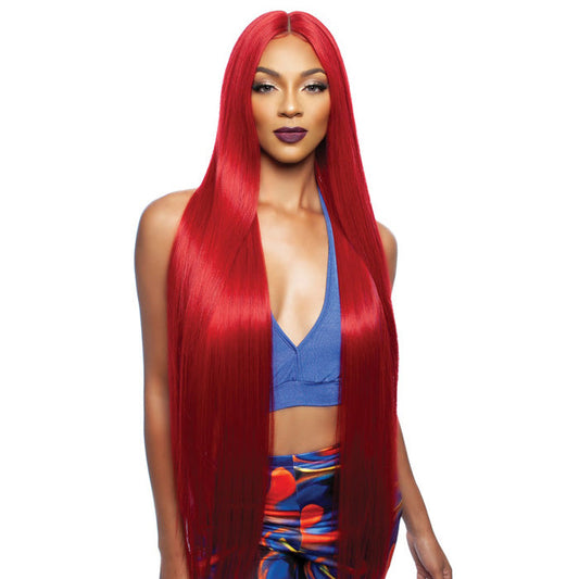 Mane Brown Sugar Clear Human Hair Blend 4" Deep HD Lace Part Wig - BSHC291 - WHITNEY