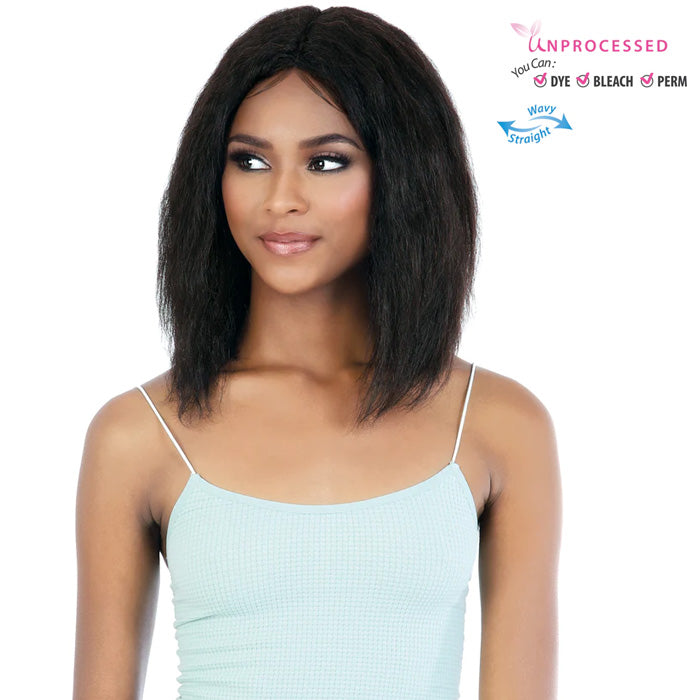 Beshe Peruvian Remi 100% Virgin Remy Human Hair Wet & Wavy HD Lace Wig - HPNDP.W 12"