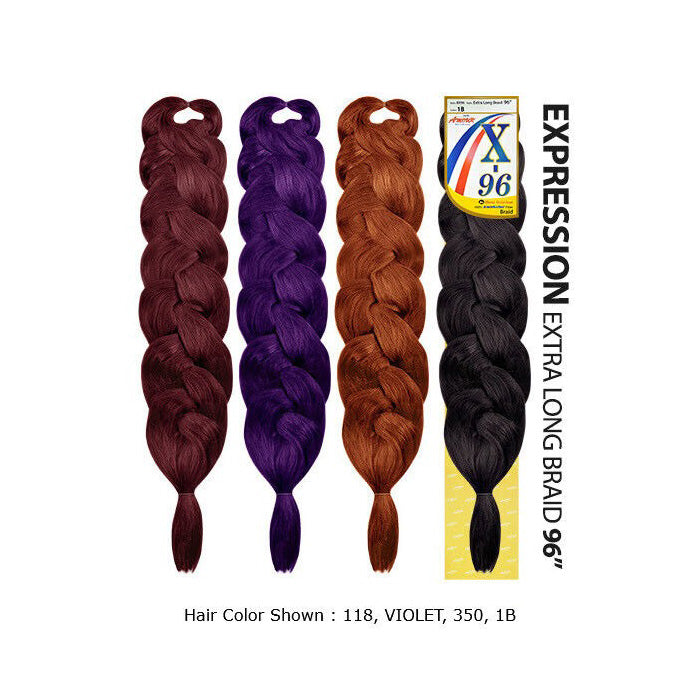 Amour X-96 100% Kanekalon Braid - EXTRA LONG 96"