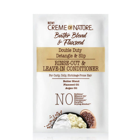 Creme of Nature Butter Blend & Flaxseed 3 in 1 Leave in Conditioner 1.7oz