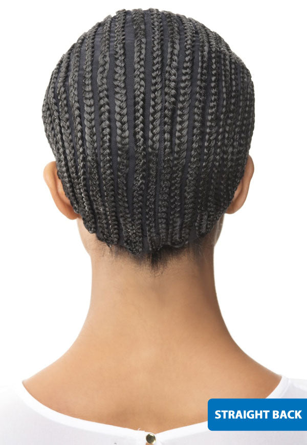 Vivica A Fox Cornrow PRO CAP STRAIGHT BACK OR HORSESHOE (With Combs)