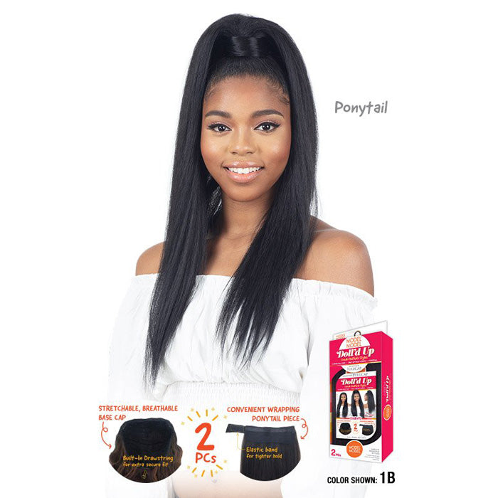 Model Model Doll'd Up Ponytail & Half Wig 2Pcs - CHARM'D