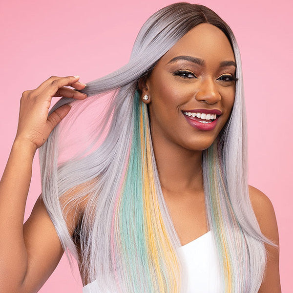 Janet Collection Deep Part Color Me Lace Front Wig - DAILY