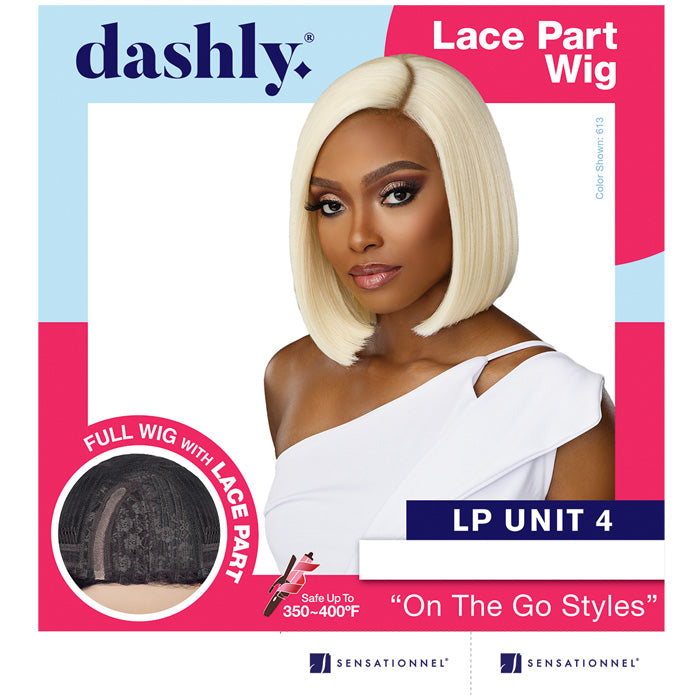Sensationnel Dashly Synthetic Hair 4" Deep Part Lace Part Wig - LP UNIT 4