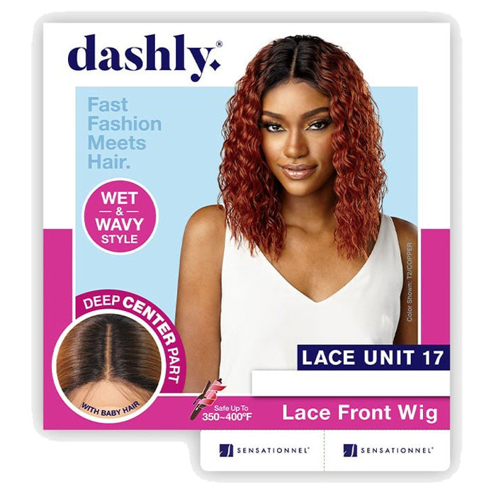 Sensationnel Dashly Wet & Wavy Deep Part Lace Front Wig - LACE UNIT 17