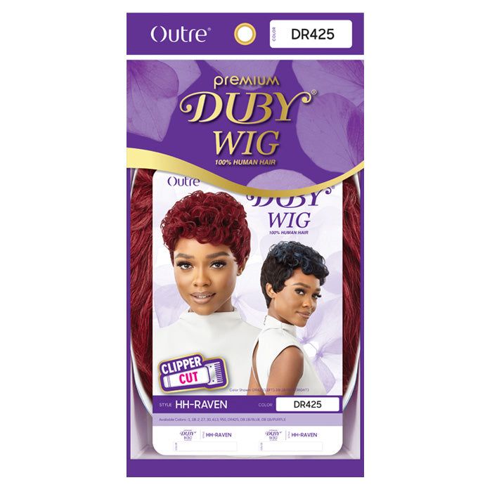 Outre Premium Duby 100% Human Hair Clipper Cut Wig - RAVEN