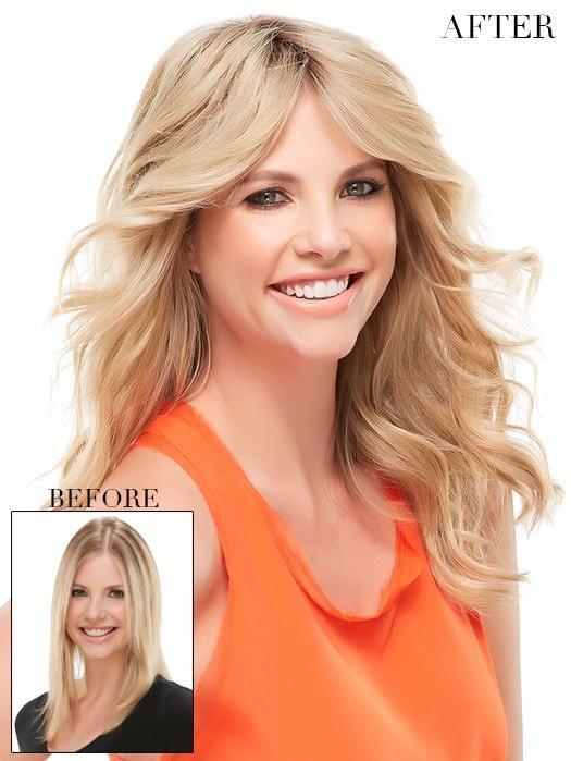 easiPart HH XL 12" Exclusive Colors | Remy Human Hair Topper (Mono Top)