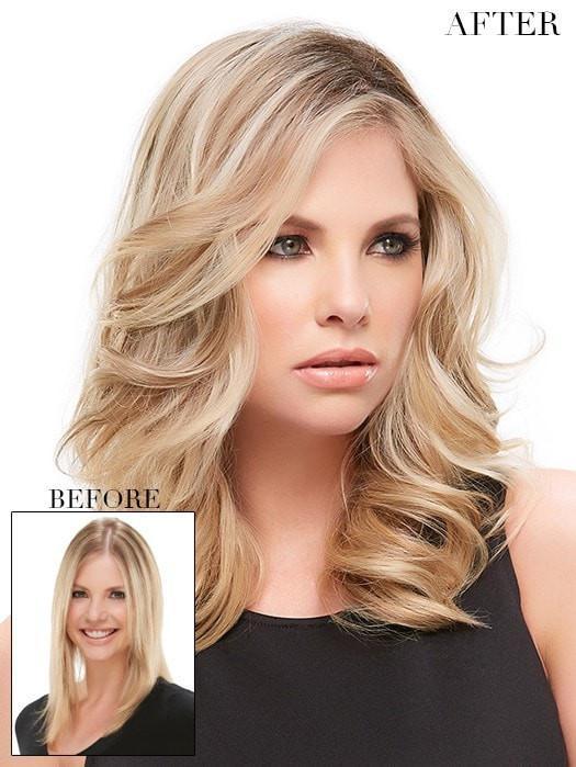 easiPart HD XL 12" | Synthetic Hair Topper (Mono Top)