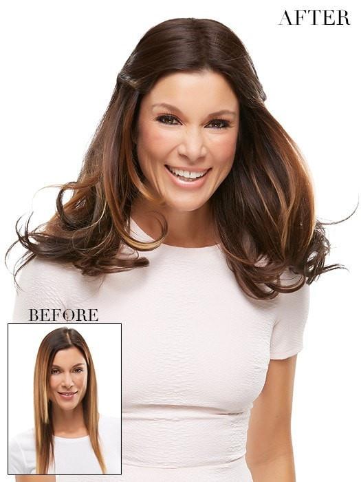 easiPart HD XL 18" | HF Synthetic Hair Topper (Mono Top)