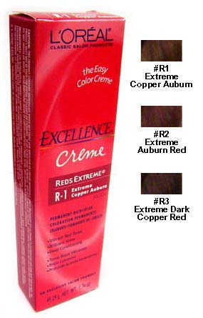Loreal Excellence Creme Permanent Haircolor-Reds Extreme 1.74 oz