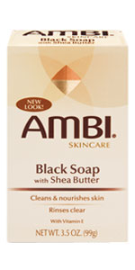 Ambi BLACK SOAP with SHEA BUTTER 3.5 oz