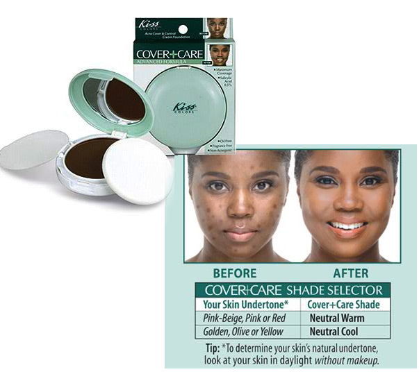 Kiss Colors COVER+CARE Acne Cream Foundation