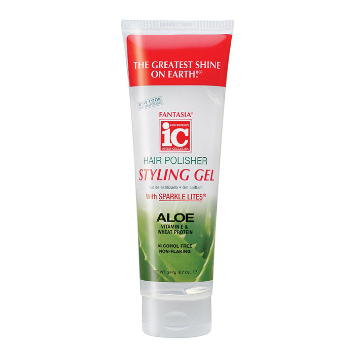 IC Fantasia Hair Polisher Styling Aloe Gel Tube 8.7 oz